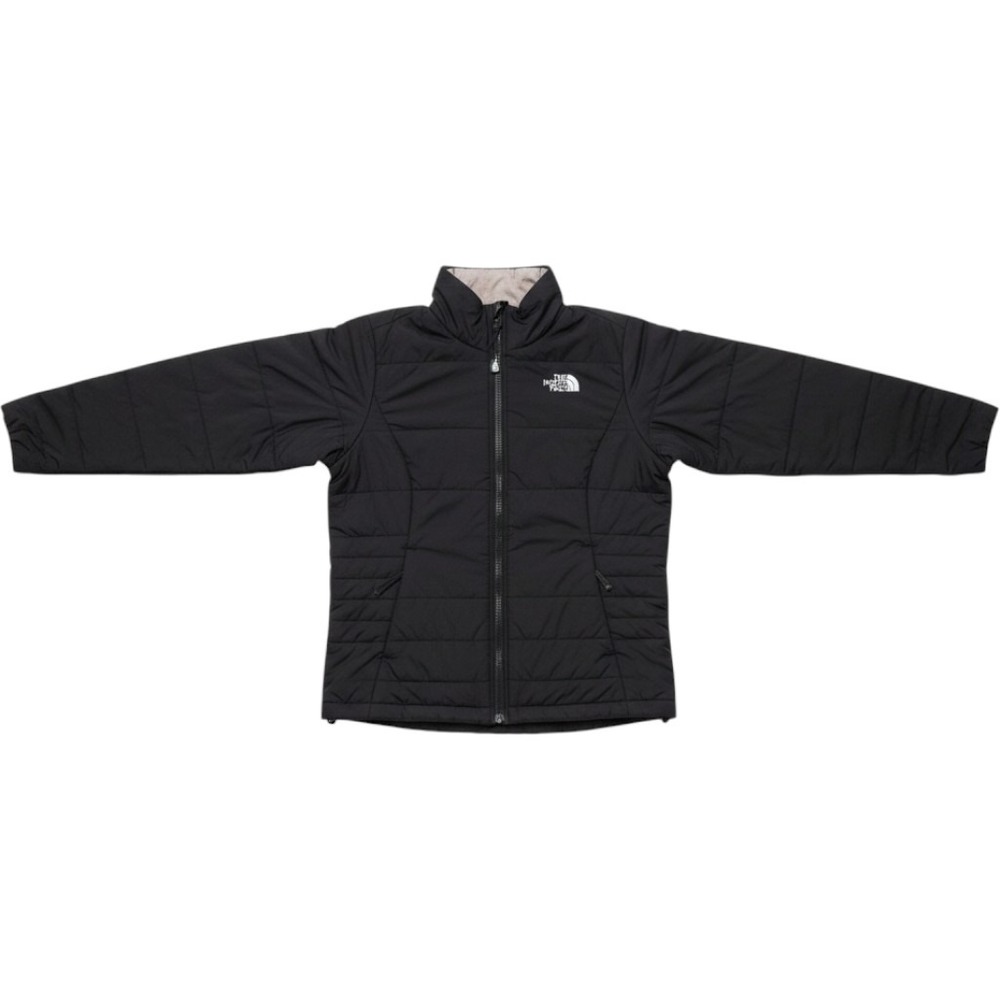 The North Face Puffer Jacket Girls M 10/12 Black Excellent Quilted Insulated